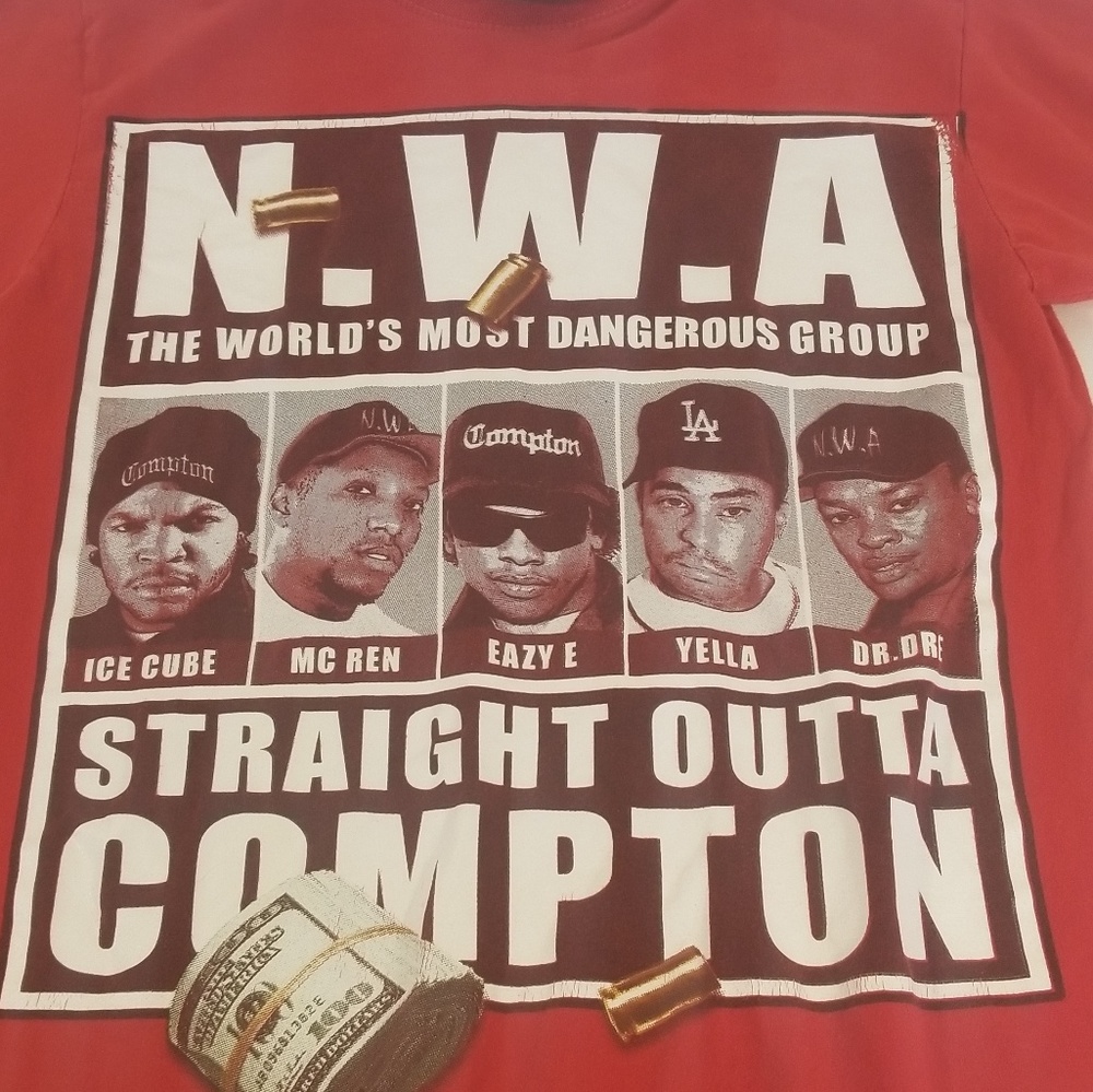 NWA STRIGHT OUTTA COMPTON TSHIRT
